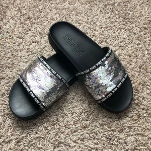 Pink blinged out slides!